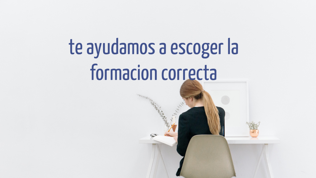 escoger formación
